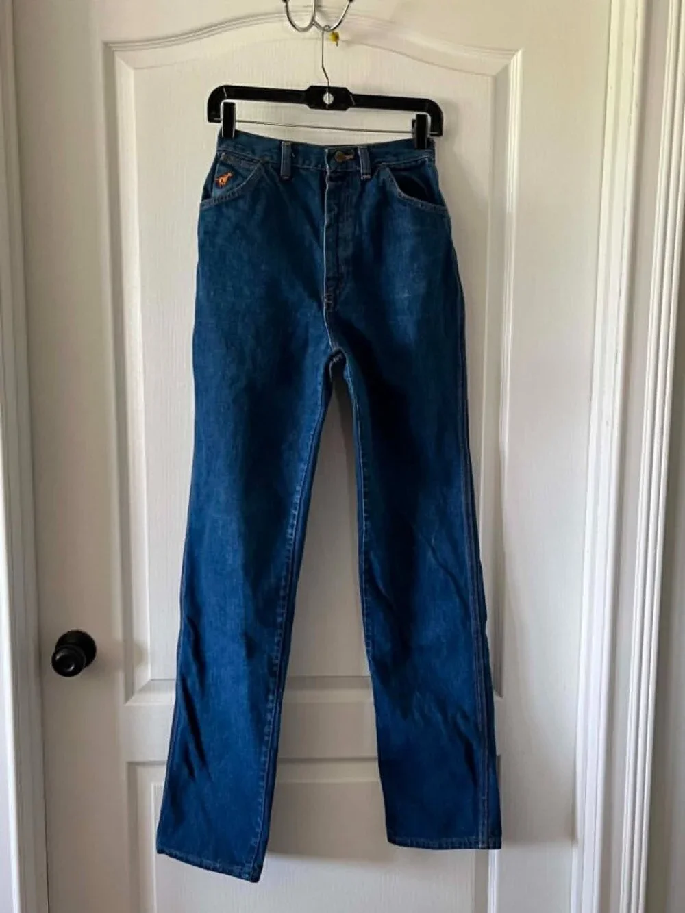 Vintage Wrangler Women's High Rise Straight Leg Fit Made in USA Junior size 13